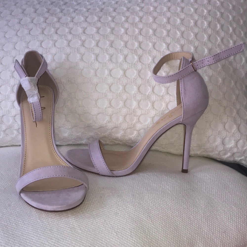 Lulu Suede Lavender Stilettos